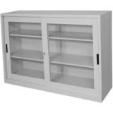 Semi Solid Glass Door Cabinet - Image 3