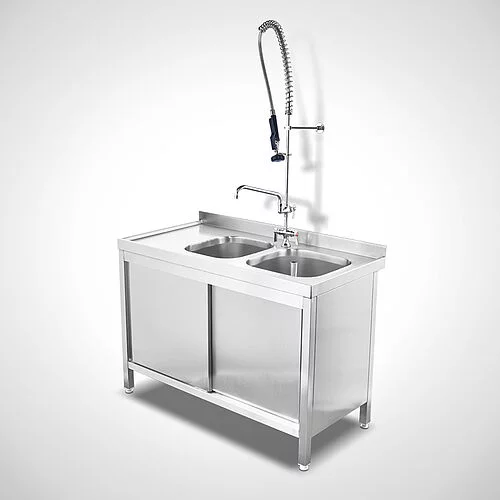 SS Sink with Cabinet